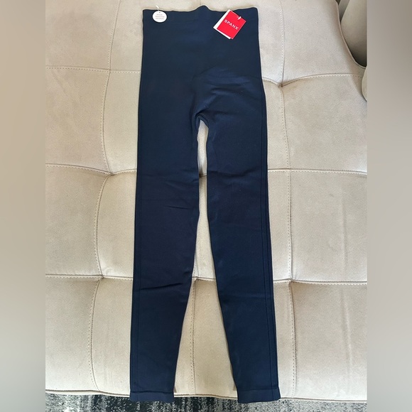 NWT SPANX High-Waisted Lamn Leggings Shapewear -Port Navy - Picture 6 of 8